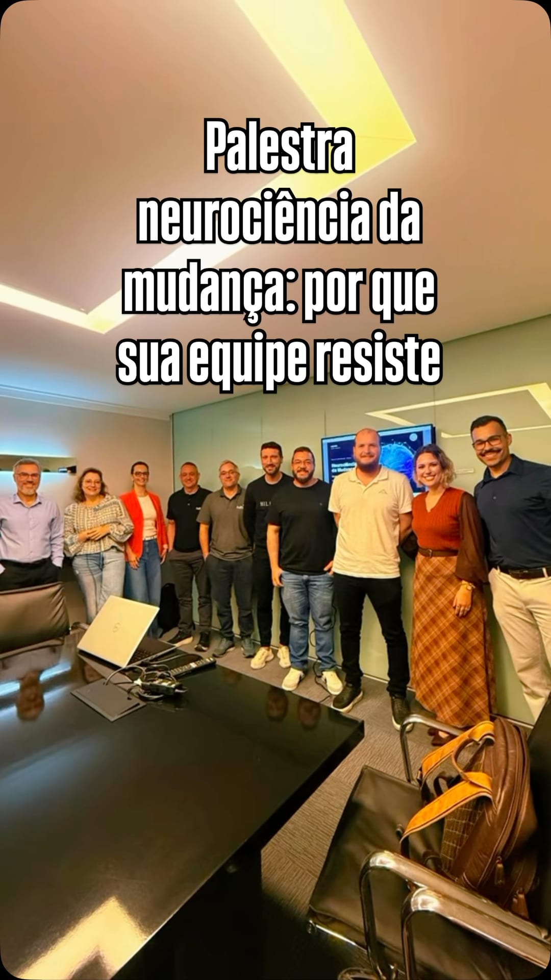 Treinamento da Lumière com o time da FullSoft sobre neurociência e mudança
